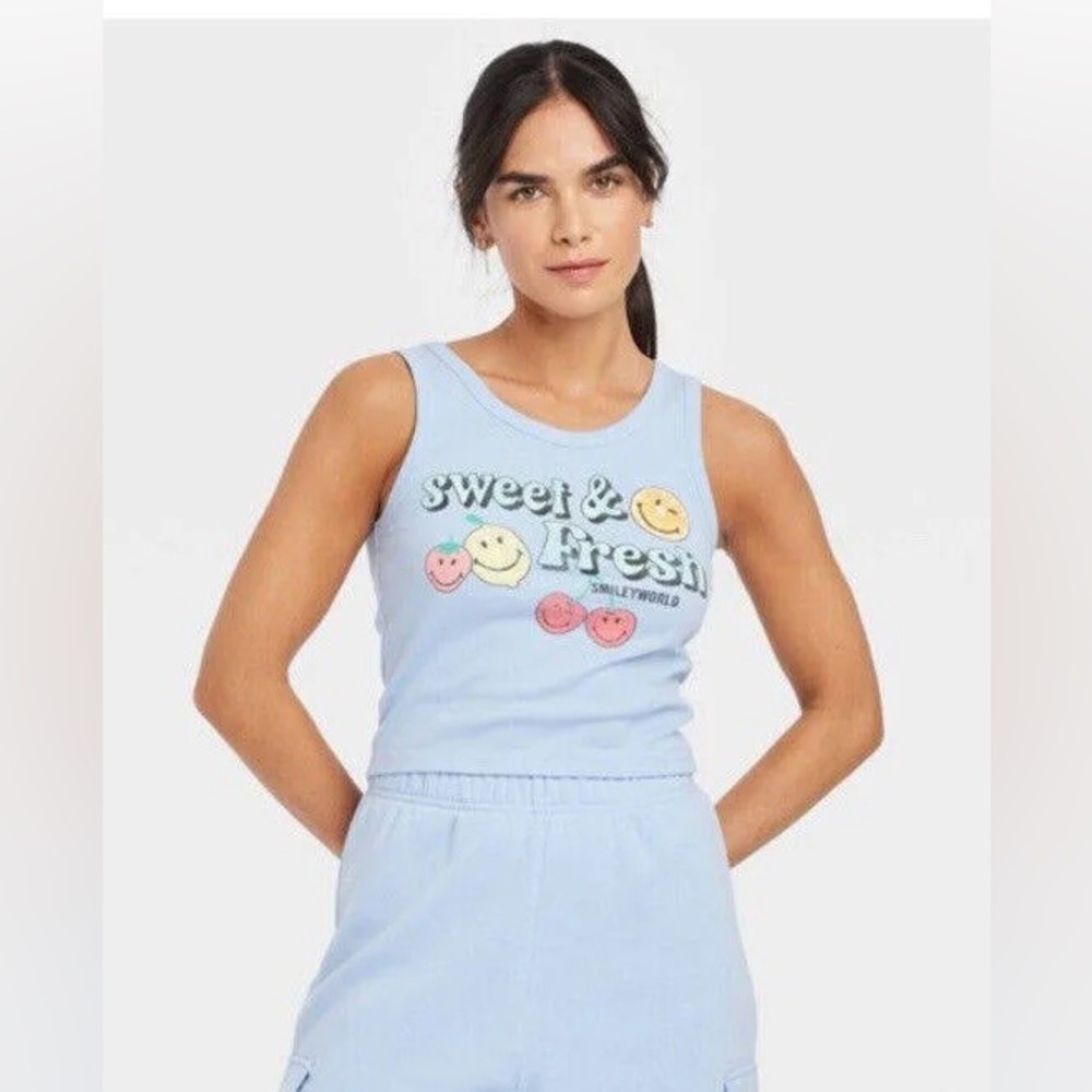 Smiley World Women's Tank Top "Sweet & Fresh"